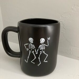 Rae Dunn lazy bones double sided mug